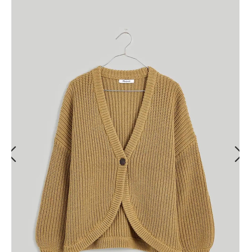 Madewell Shirttail Cardigan Sweater
